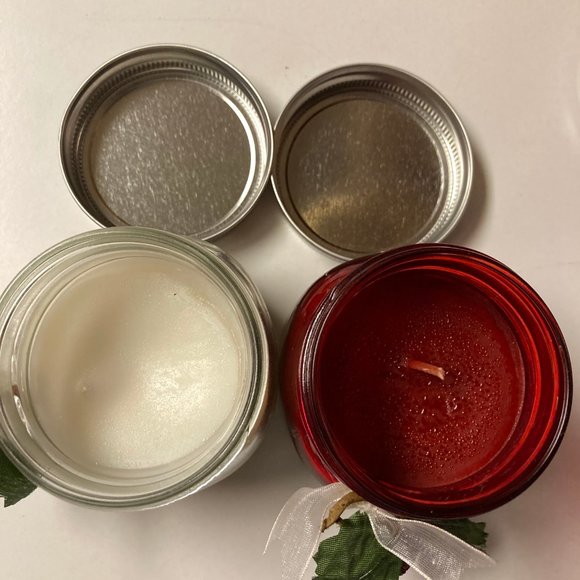 Christmas Candle Bundle (Lot of 3) - Yankee Christmas Cookie, Mini Mason Jar - Picture 9 of 12